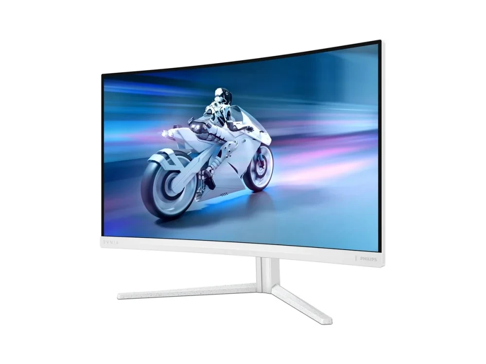 Monitorius „Mmd Monitors“ ekranai „PHILIPS“ 31,5 colio 2560x1440 VA lenktas 1500R 130 mm „EVNIA 5000 Ambiglow“ lenktas QHD 2K 180Hz greitas VA 1 ms GtG HDR10