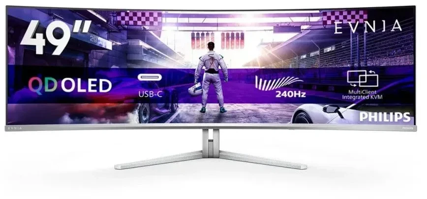 Philips | Gaming Monitorius | 49M2C8900/00 | 48.9 " | 32:9 | 240 Hz | 0.03 ms | 5120 x 1440 pikselių | 450 cd/m² | HDMI jungtys quantity 2