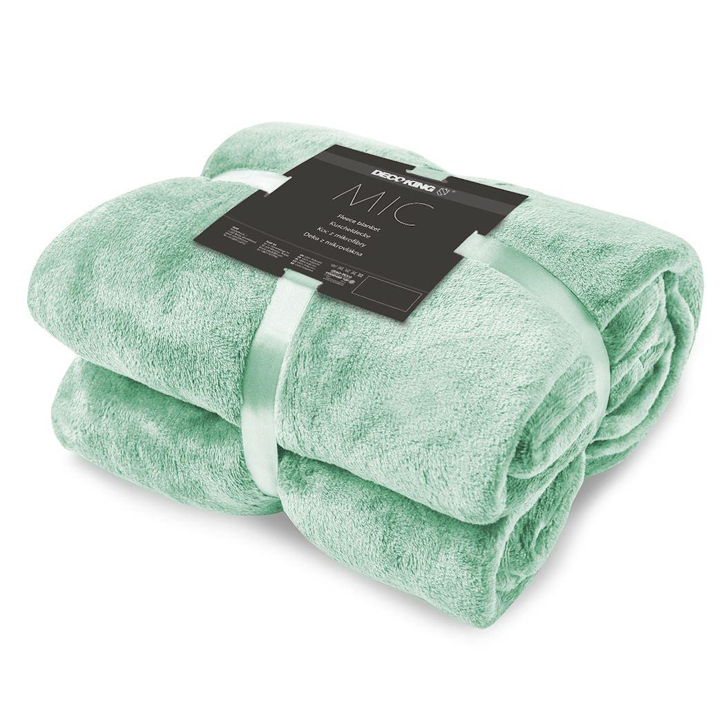 DecoKing Mėtų spalvos antklodė MIC Peppermint 160×210 aprašymas - Prekės nuotrauka