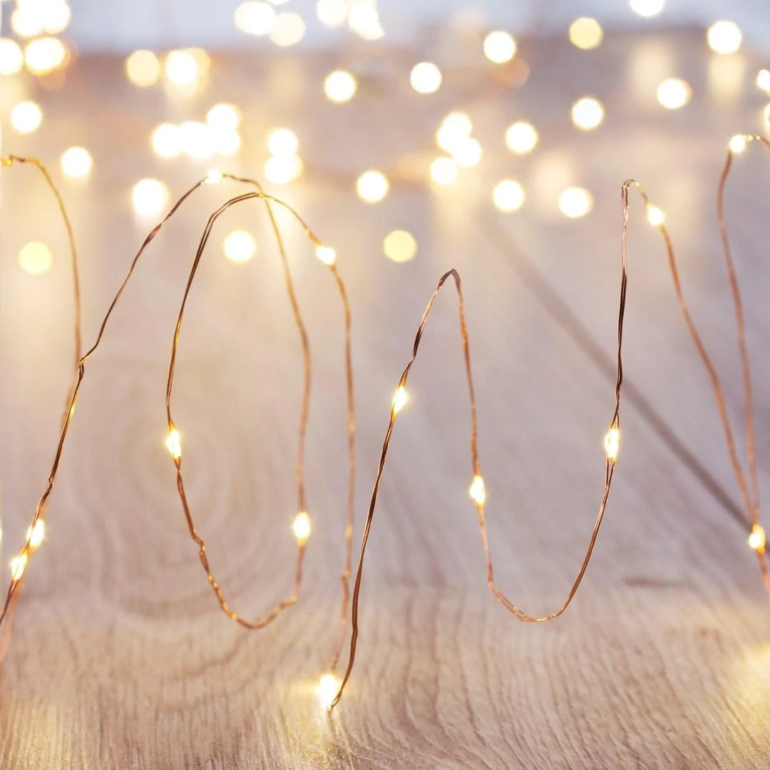 DecoKing LED dekoratyvinė girlianda, šiltai baltos spalvos, 16X20L;1,3m aprašymas - Prekės nuotrauka