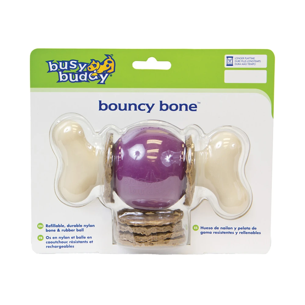 PetSafe® Busy Buddy® Bouncy Bone™ Žaislinis kaulas skanėstams, dydis: L