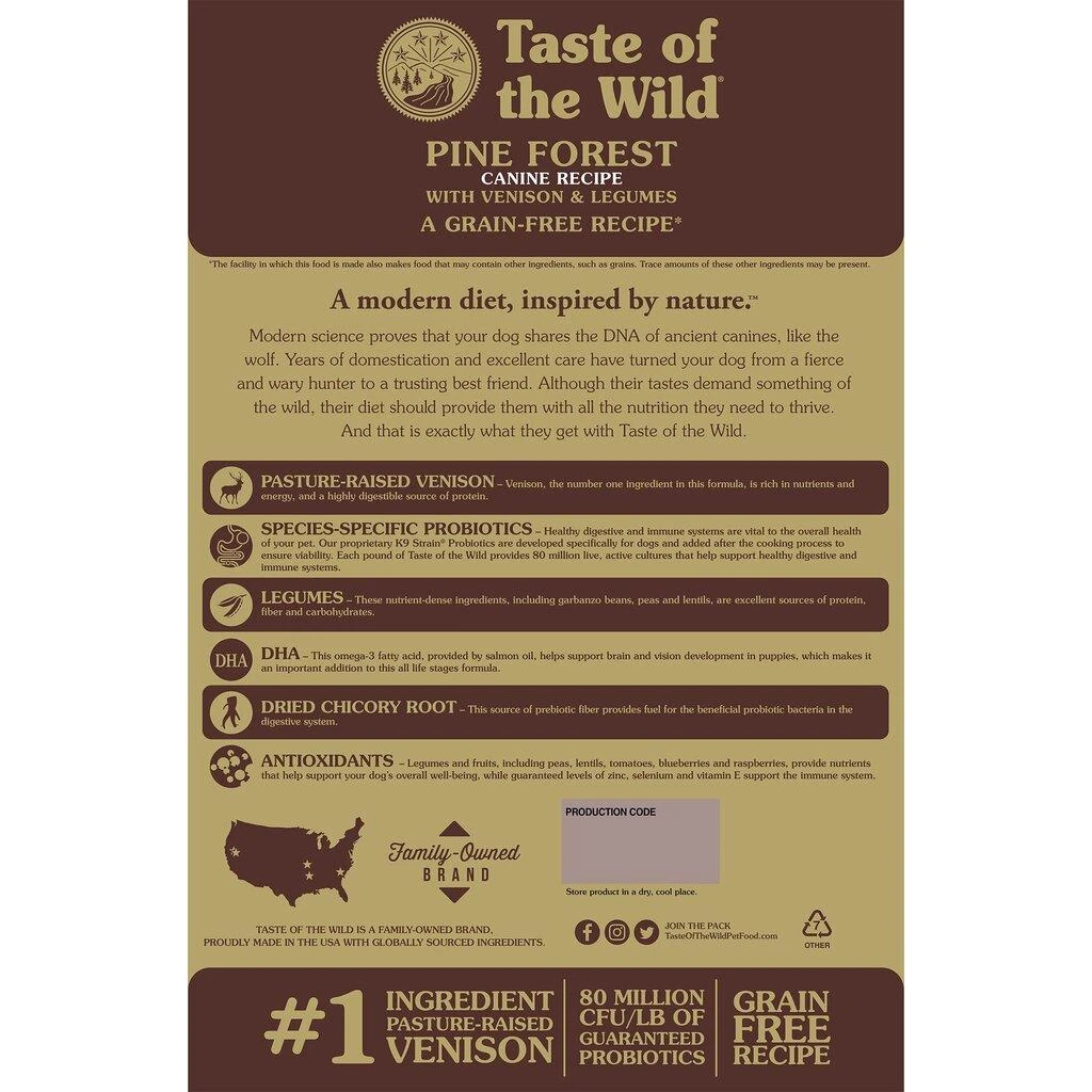 Taste of the Wild Dog Pine Forest 2kg
