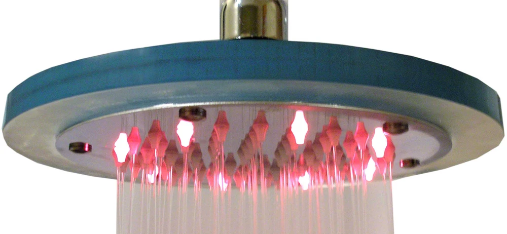 Dušo galva 34615 su LED apšvietimu