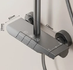 Dušo sistema C7 pilkas
