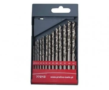 Grąžtas Wiertła GRĄŽTAI METALUI 2.0-8.0MM 13VNT.HSS DIN338 ŠLIFUOTI PROLINE