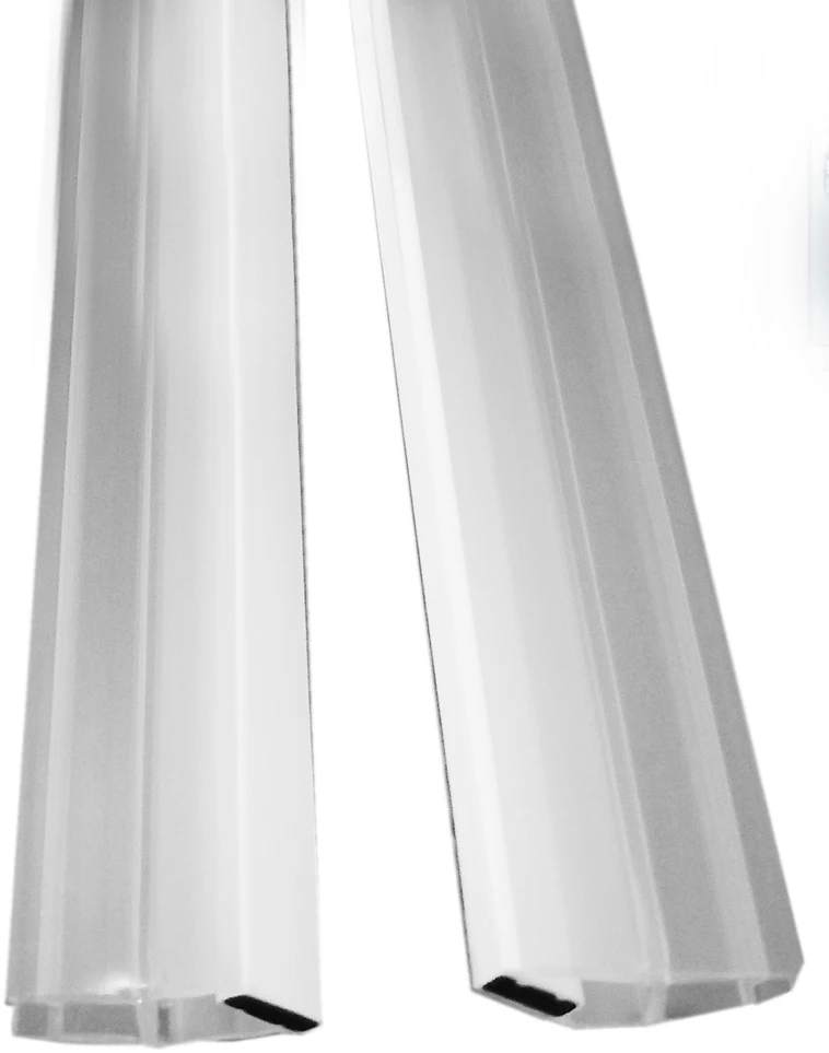 Juosta plast. dušo kab. durims 1.90m 6 mm stiklui (magnetukas) kompl.