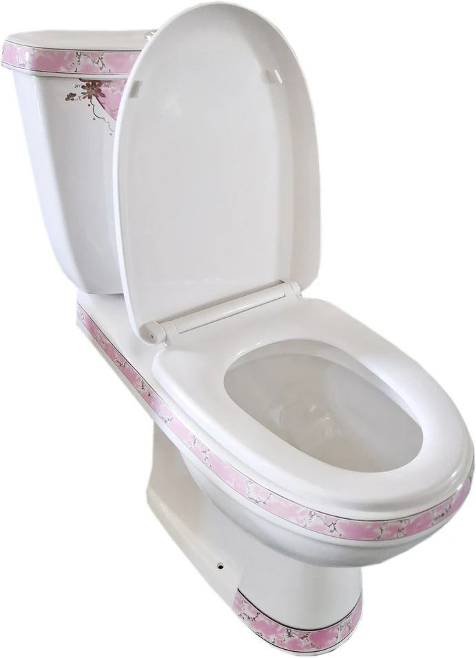 Klozetas 3308-PF dekoruotas