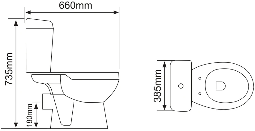 Klozetas OPTIMA 8807P