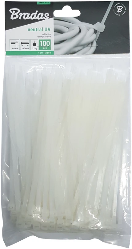Bradas Laikiklis T. el. laidams 150x3.6mm 100vnt