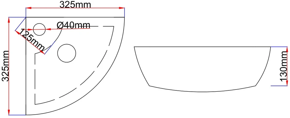 Praustuvas 8166 kampinis