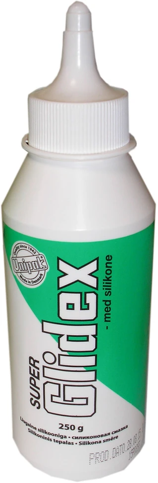 Unipak Silikoninis tepalas Super Glidex 250 gr.