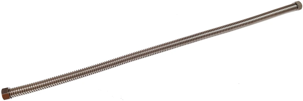Vamzdelis gofruotas nerūd. plieno E007-3 sriegis F1/2 v./v. 70cm