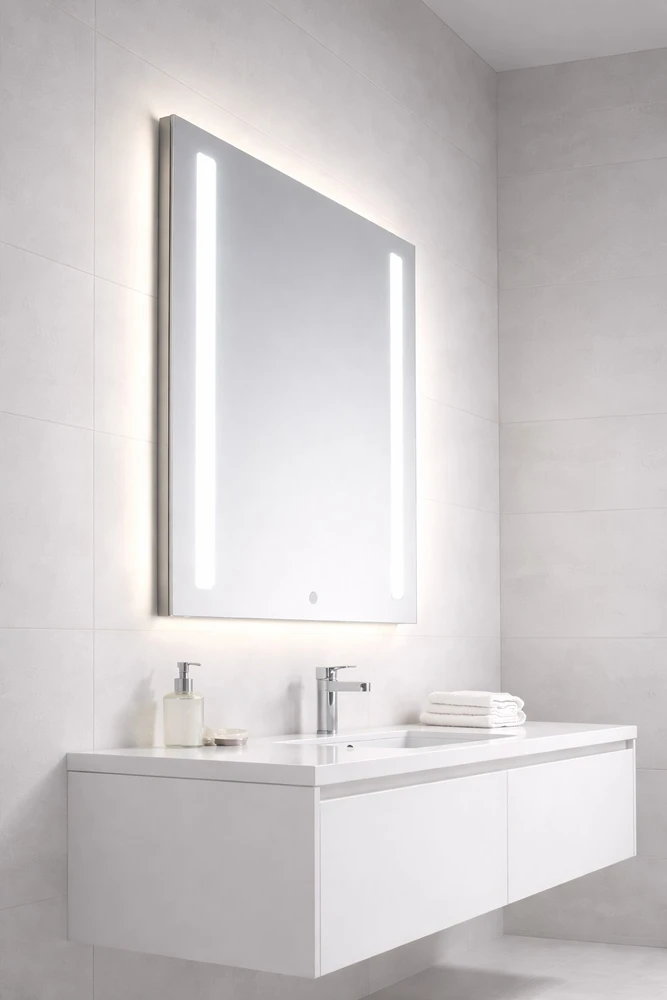 Veidrodis AA002 su LED apšvietimu 800x700x40