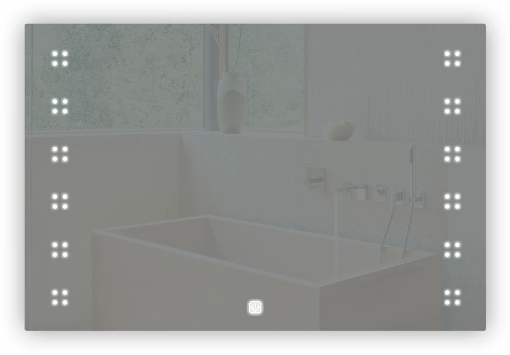 Veidrodis F802FS su integruotu LED apšvietimu