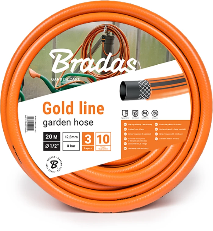 Bradas Žarna laistymo WGL 3/4 20m auksinis line