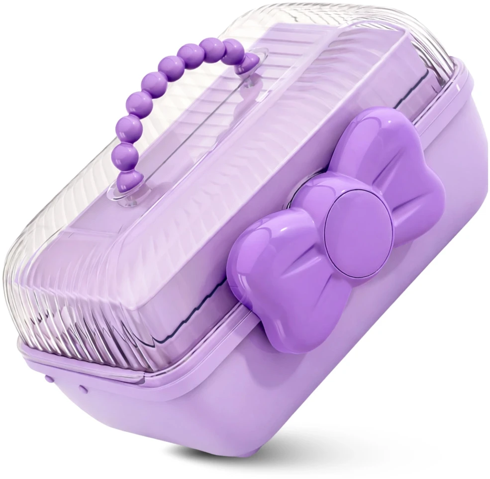 3 lygių violetinis dėklas-organizatorius mergaitei TP160