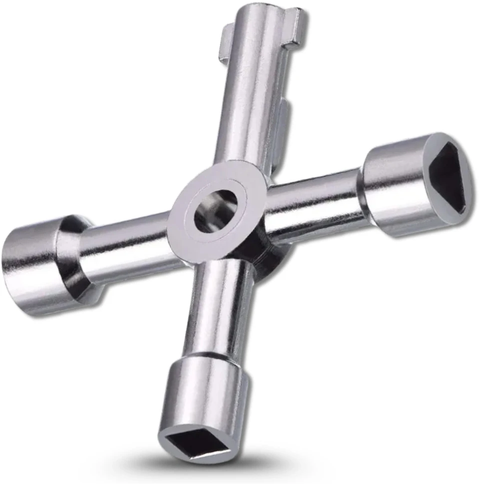 4in1 kryžminis raktas techninėms spintoms 4Way A255
