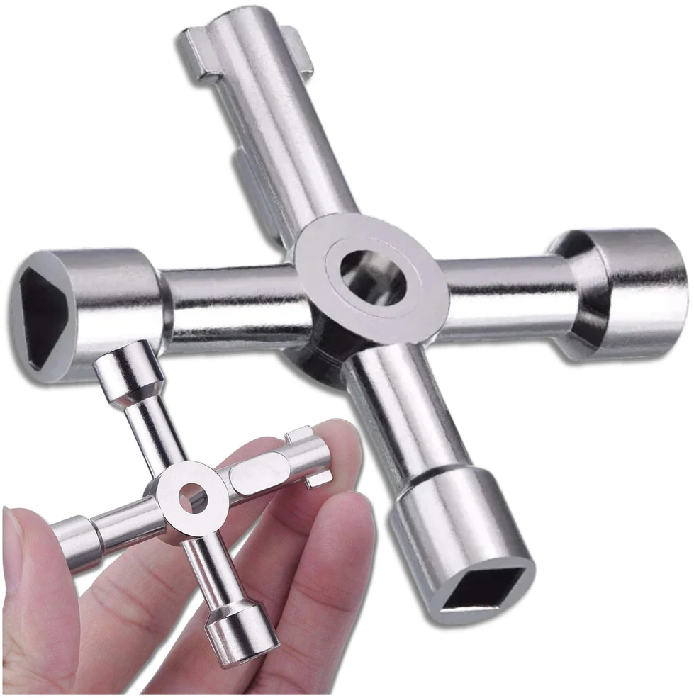 4in1 kryžminis raktas techninėms spintoms 4Way A255