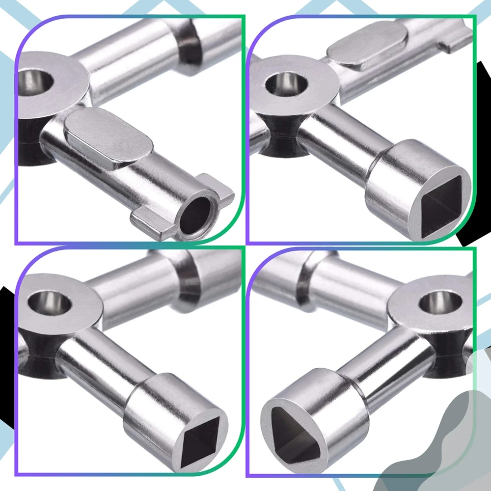 4in1 kryžminis raktas techninėms spintoms 4Way A255