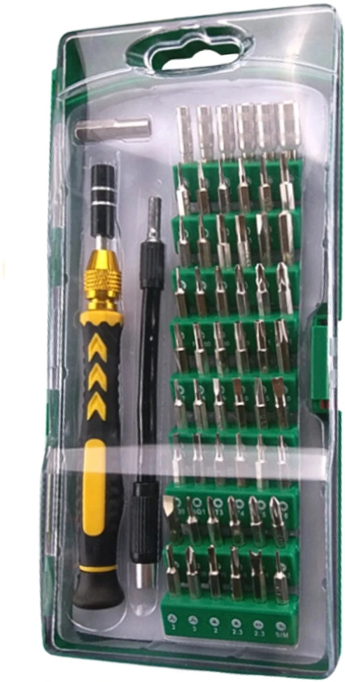 58in1 precizinių atsuktuvų rinkinys TORX, žalias A148