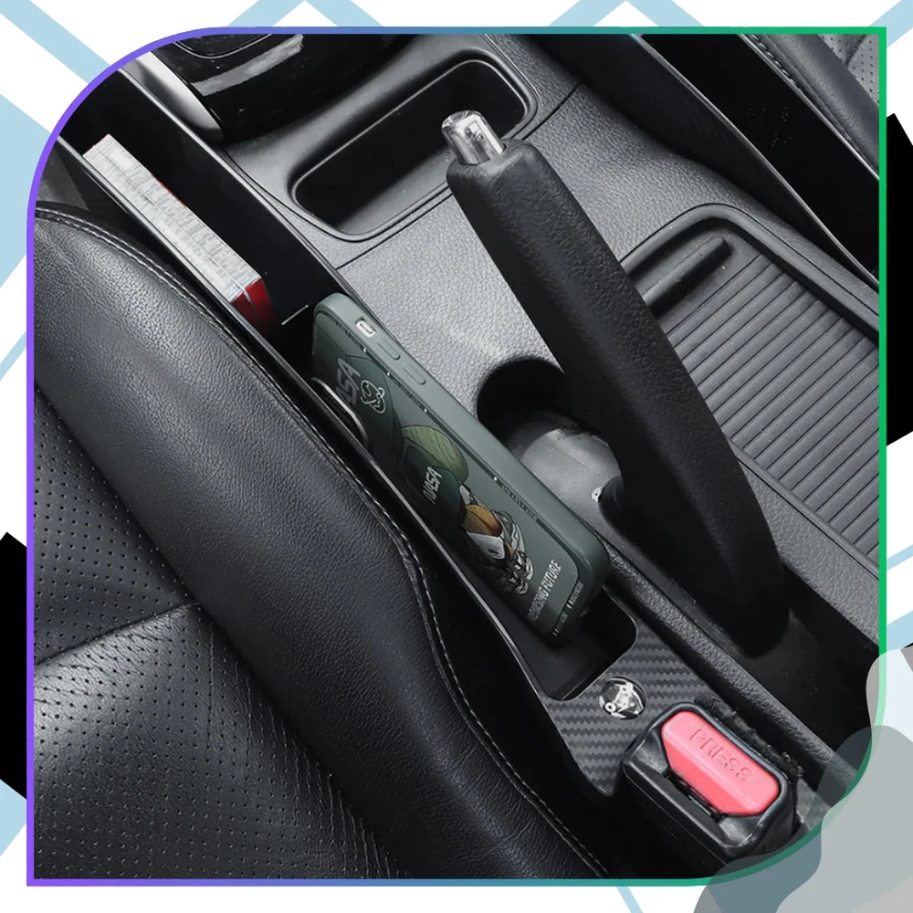 Automobilinis organizatorius juodas tarp sėdynių A155