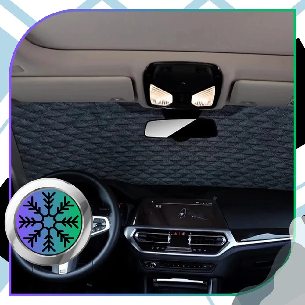 Automobilio lango uždangalas, visiems metų laikams, XXL
