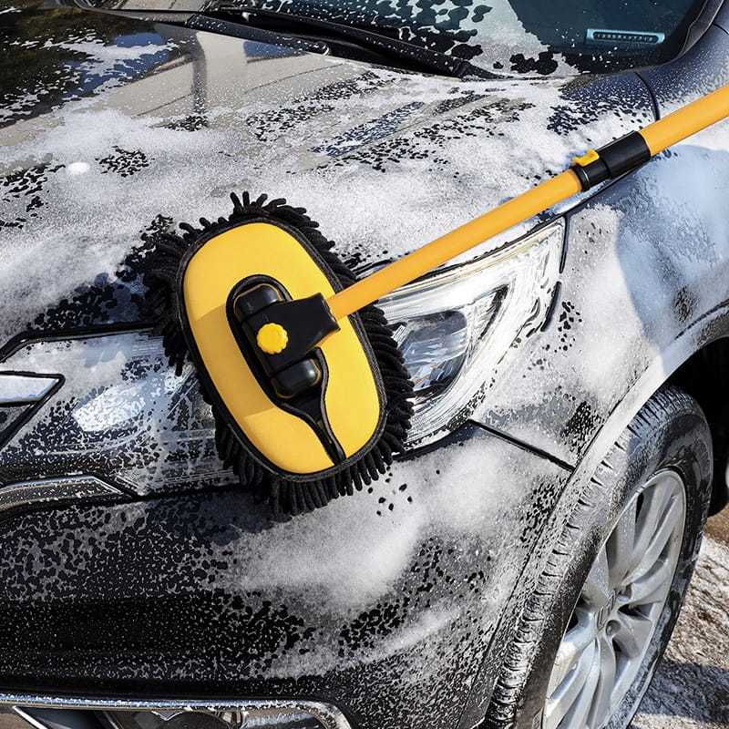 Automobilio langų valymo šepetys, minkštas, 3 įdėklai