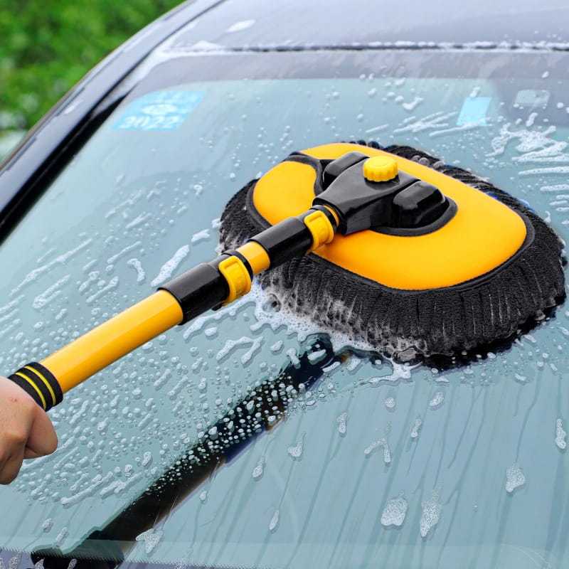 Automobilio langų valymo šepetys, minkštas, 3 įdėklai