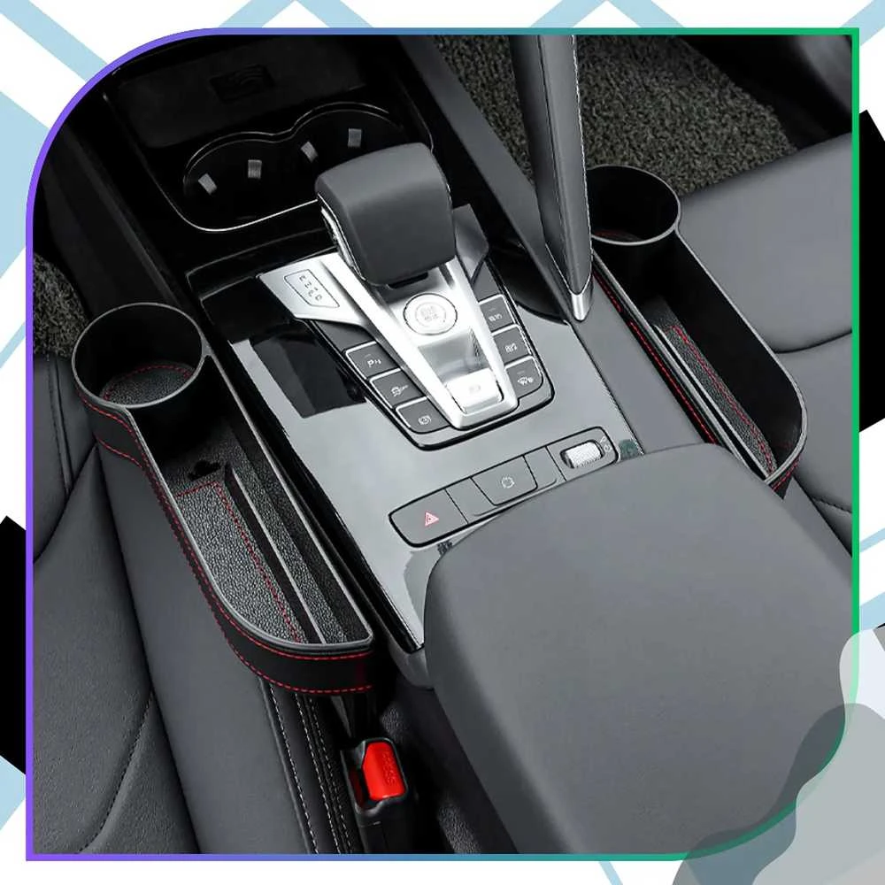 Automobilio sėdynės tarpo organizatorius, kairė