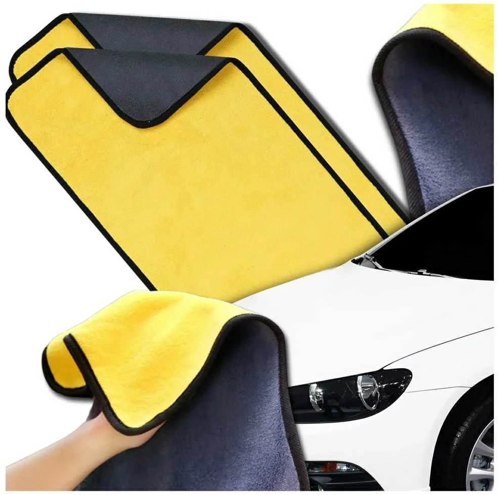 Automobilio valymo šluostės, mikropluoštas, 2 vnt.