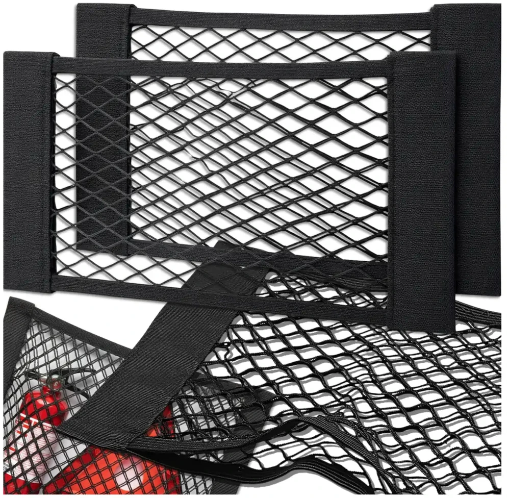 Bagažinės tinklelis juodas 40×25 cm, 2 vnt. A302