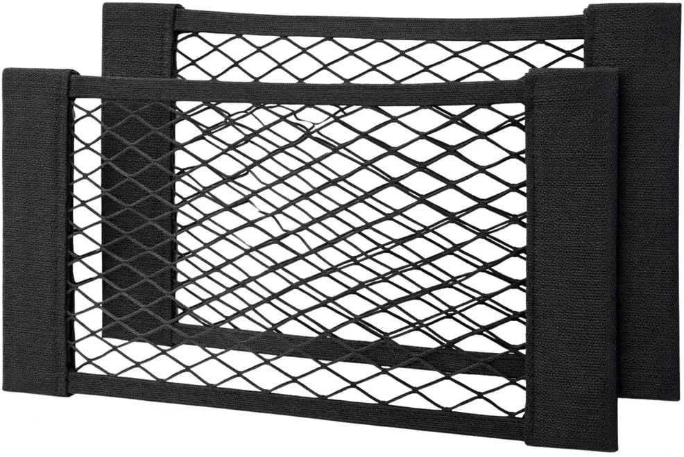 Bagažinės tinklelis juodas 40×25 cm, 2 vnt. A302