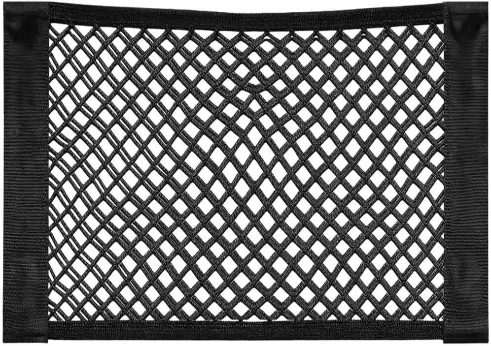 Bagažinės tinklelis su lipuku 30×25 cm, juodas A303