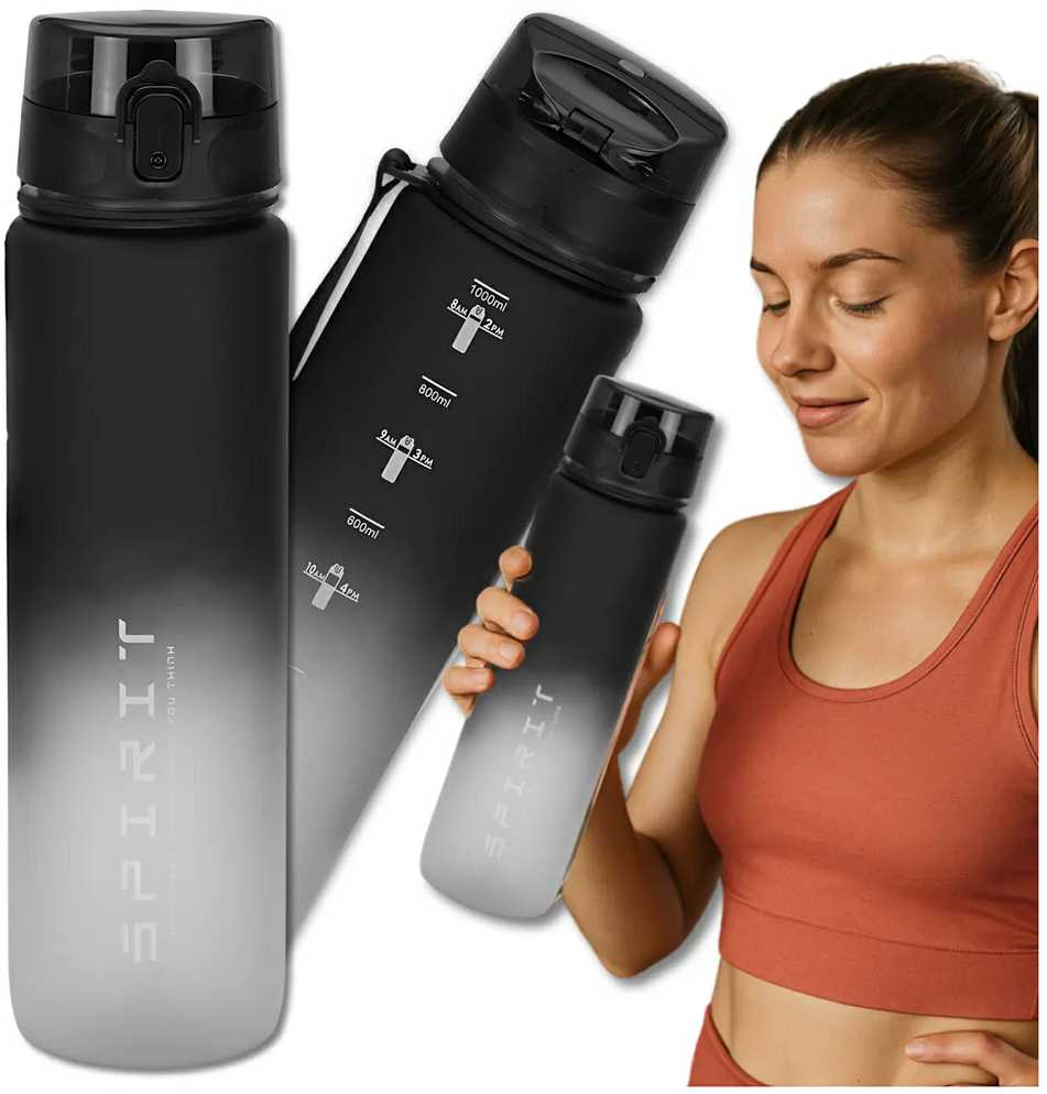 Bėgimo gertuvė Tressari, 1000 ml, BPA neturinti plastiko