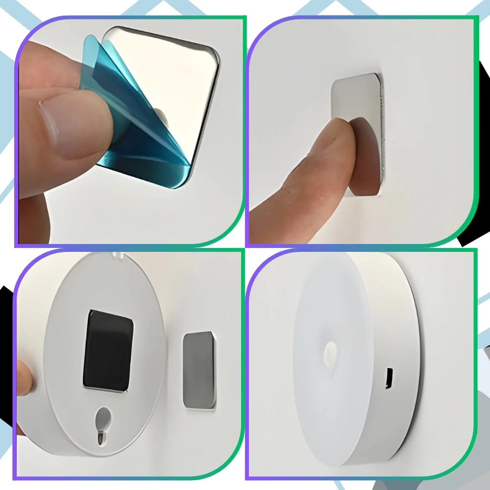 Belaidė LED sieninė lempa, balta, USB B16
