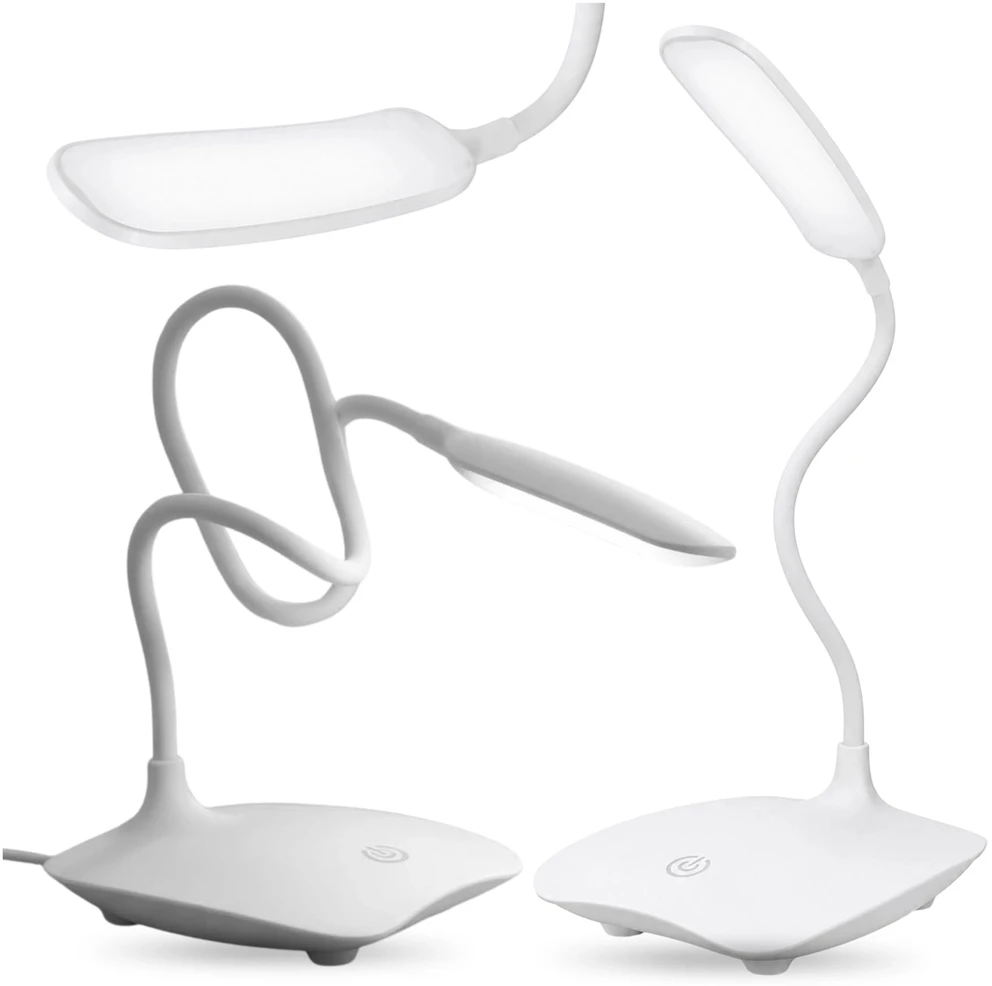 Belaidė liečiama LED lemputė su USB įkrovimu