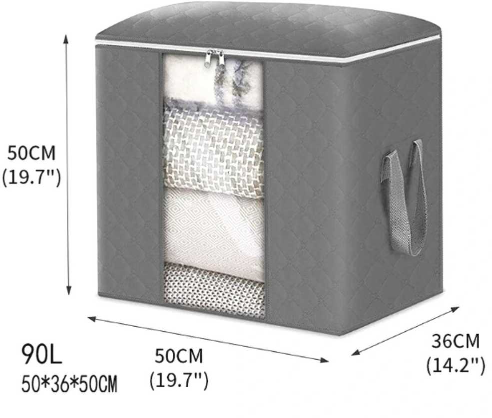 Dėklas spintos stalčiui 50 cm x 50 cm x 36 cm S37 pilkas