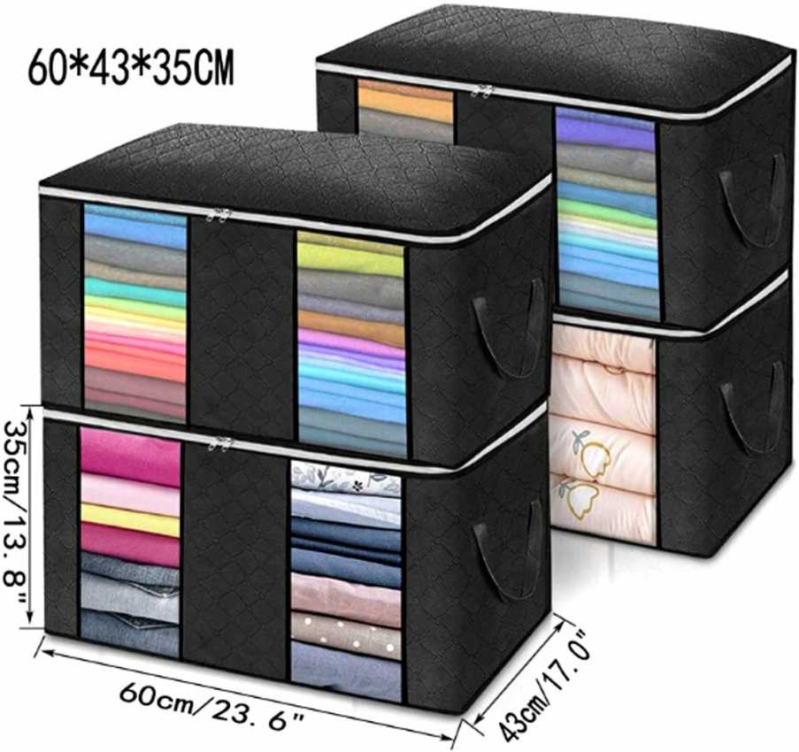 Dėklas spintos stalčiui 60 cm x 43 cm x 35 cm E39 juodas