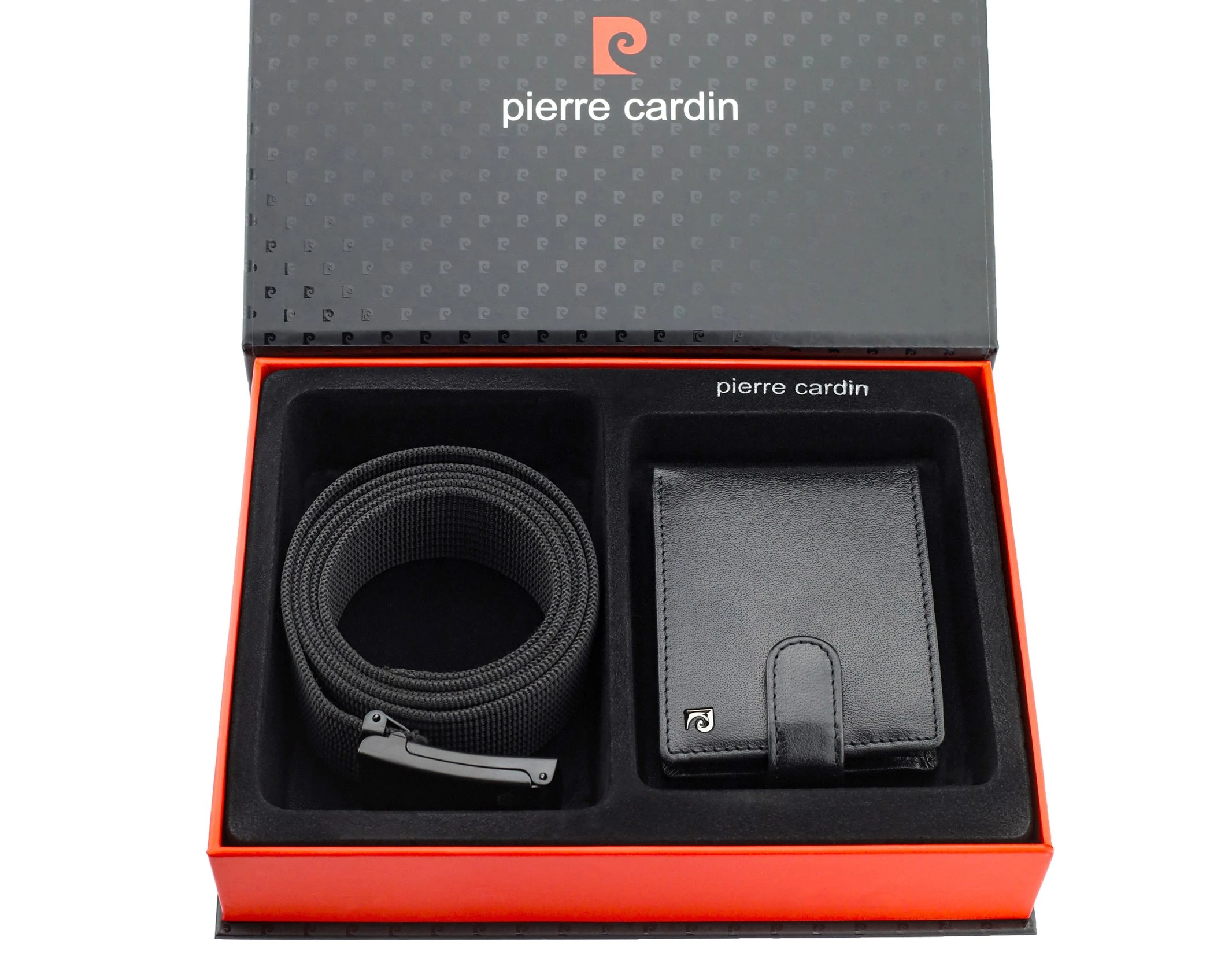 Dovanų rinkinys vyrams: odinė piniginė Pierre Cardin RFID ir diržas Stevens A323306 aprašymas - Prekės nuotrauka