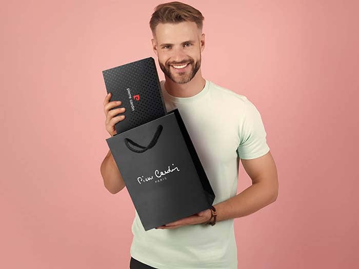 Vyriškas rinkinys Pierre Cardin: odinė piniginė ir dvipusis diržas, juodas/rudas 75T8806BR aprašymas - Prekės nuotrauka