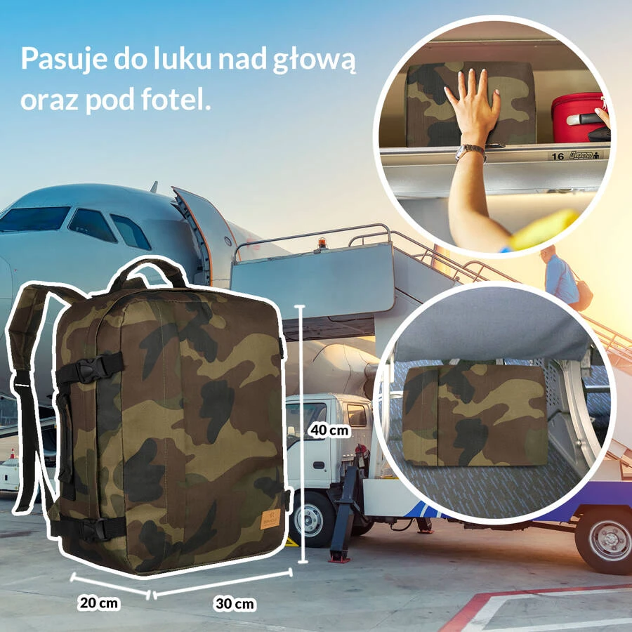 Duży, kelioninis plecak su poliestru - Rovicky
