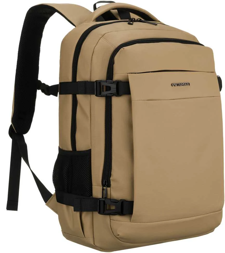 Didelė kuprinė unisex Peterson, chaki K22