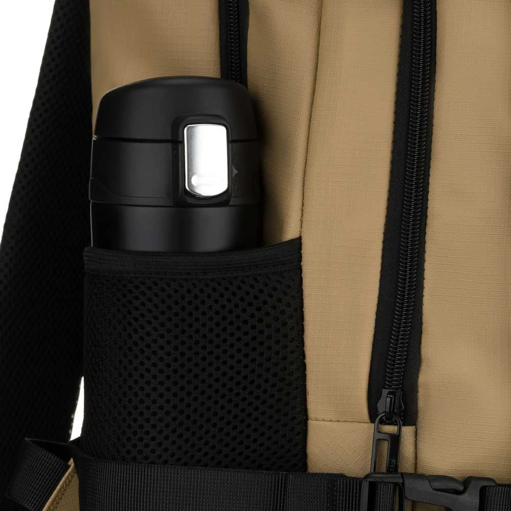 Didelė kuprinė unisex Peterson, chaki K22