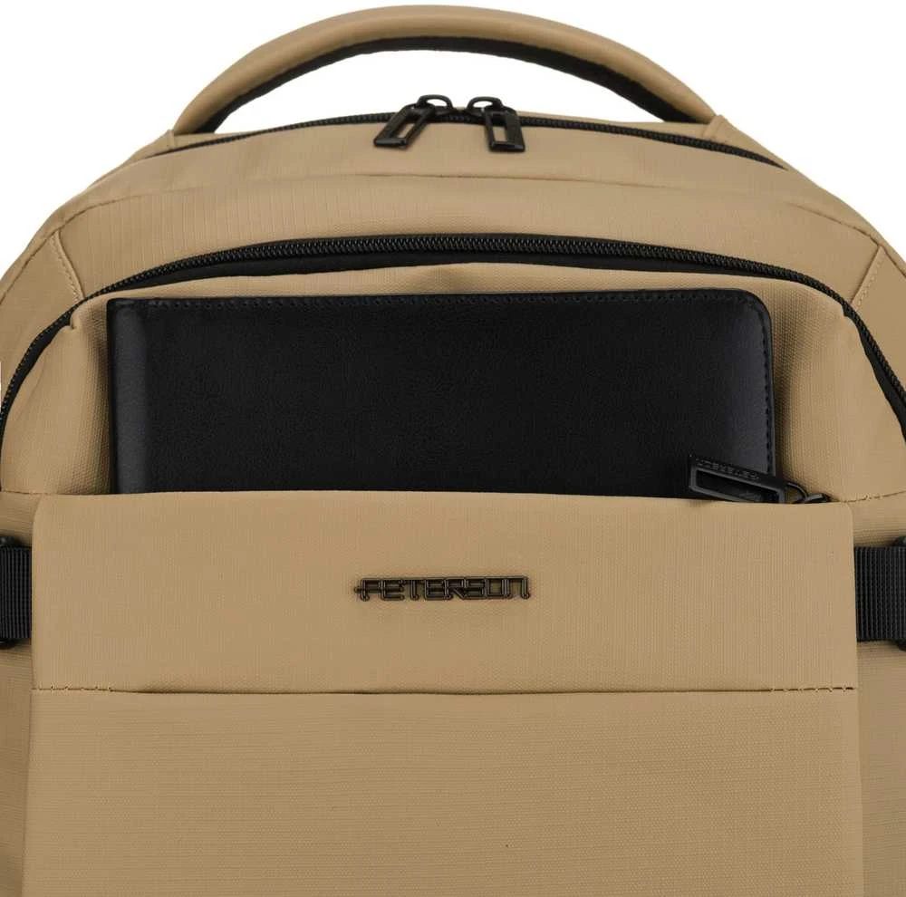 Didelė kuprinė unisex Peterson, chaki K22