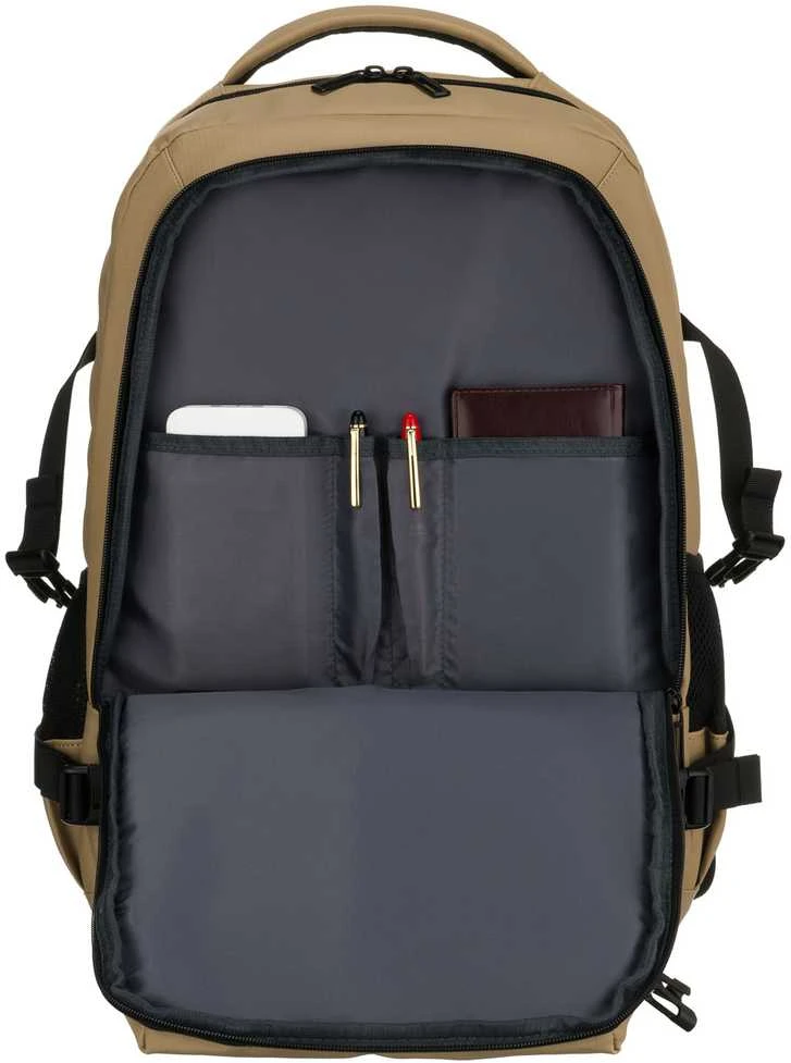 Didelė kuprinė unisex Peterson, chaki K22