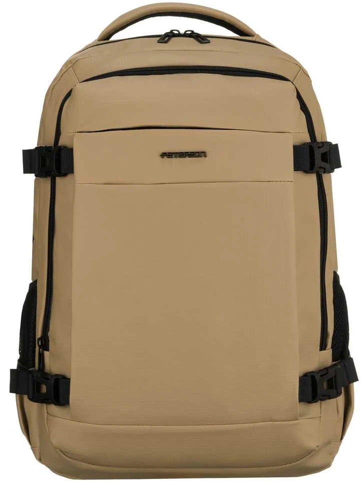 Didelė kuprinė unisex Peterson, chaki K22