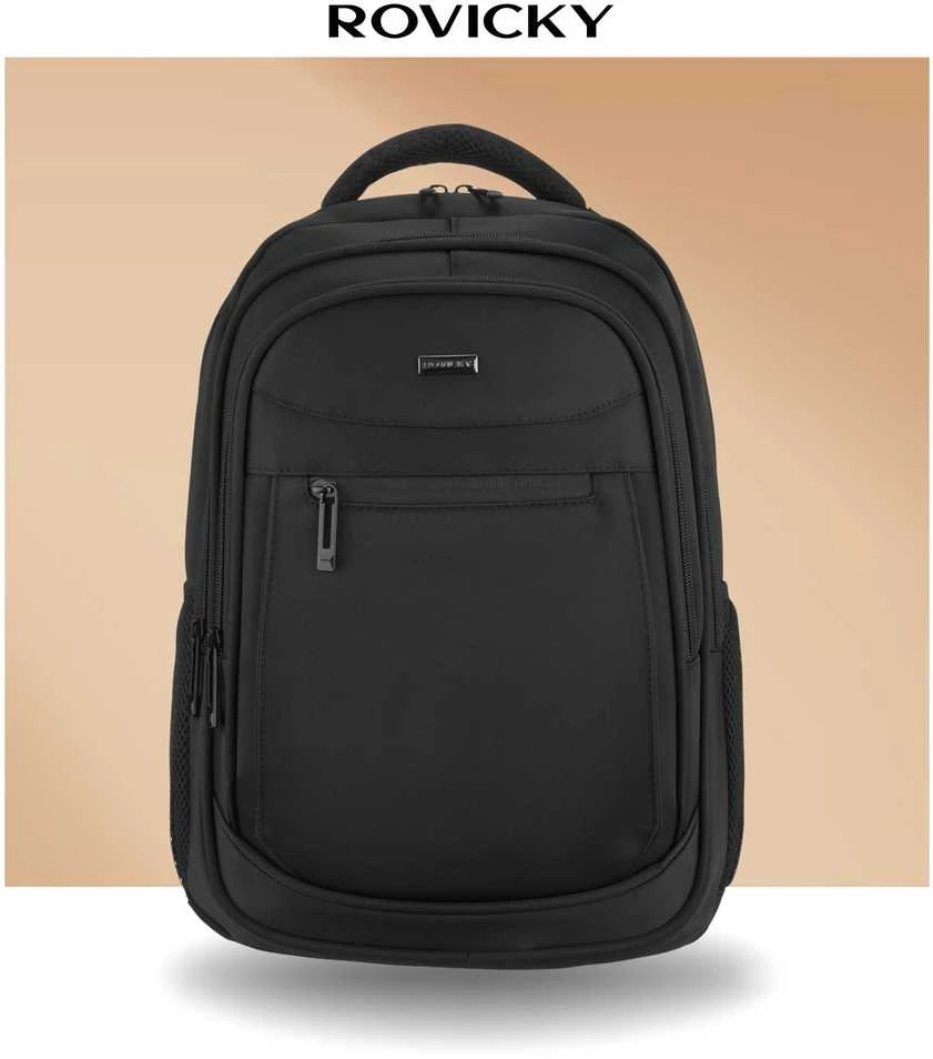 Didelė kuprinė unisex Rovicky, juoda K58