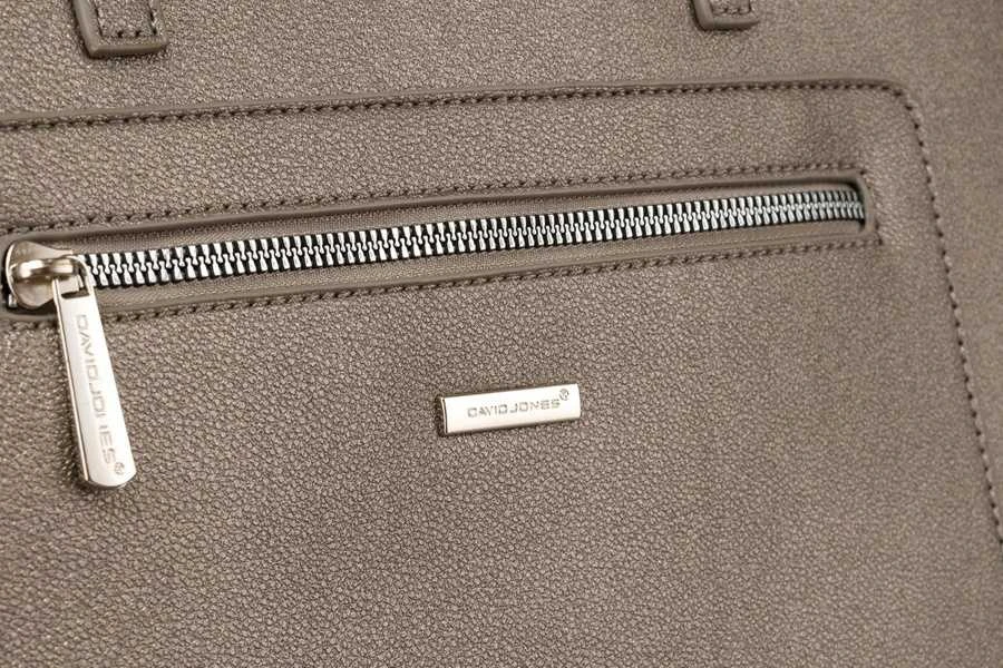 Didelė moteriška ekologiškos odos rankinė „David Jones“