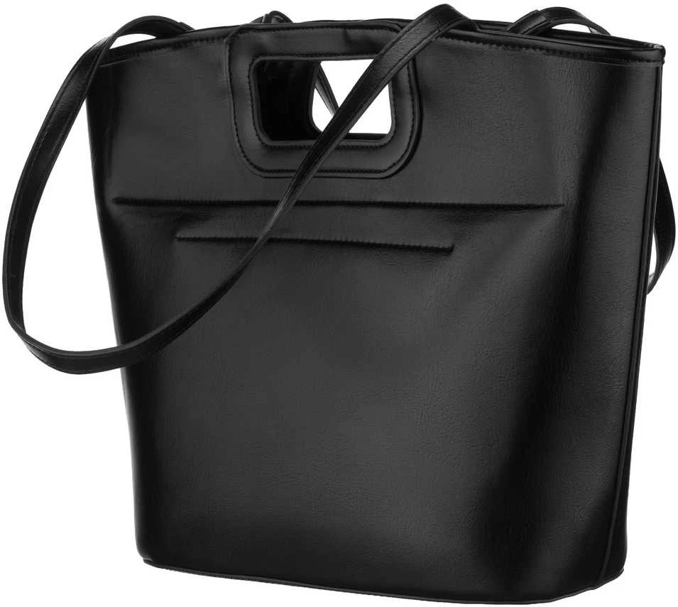 Didelė moteriška shopper rankinė Peterson, juoda AX39