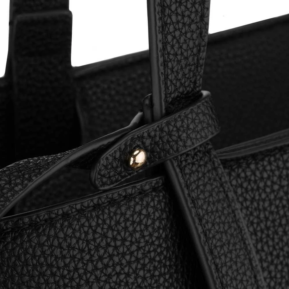 Didelė moteriška shopper rankinė Peterson, juoda AX37